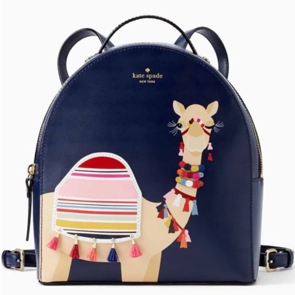 Kate Spade New York SPICE THINGS UP Sammi Camel Crossbody & Backpack NWT - Picture 8 of 12